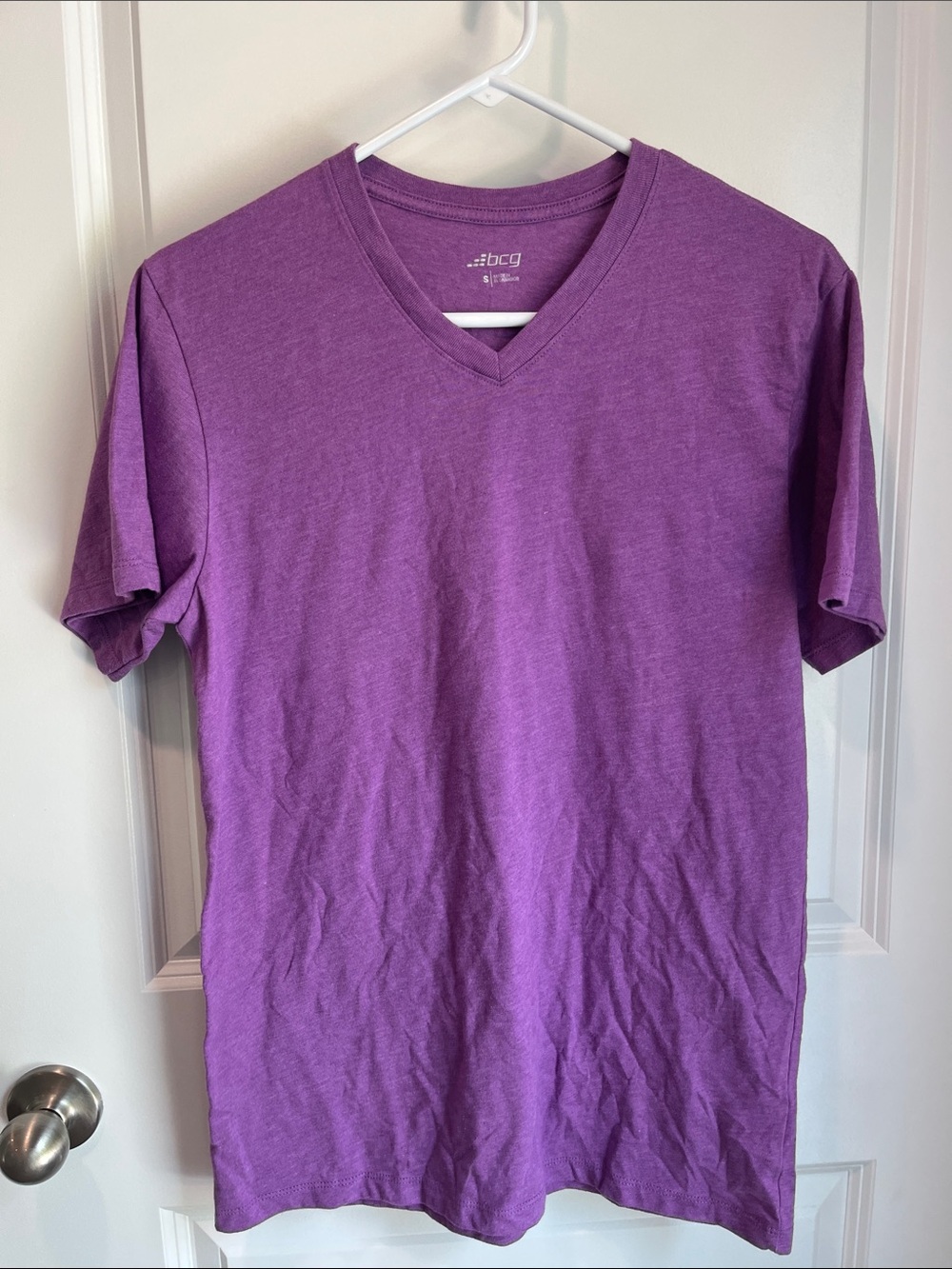 BCG Women’s V-Neck T-Shirt - Purple